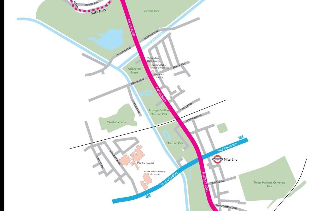 Proposed Cycle Route by TFL in Mile End and Why I Am Objecting To It