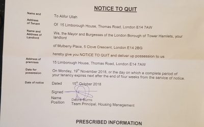Tenant Eviction Successfully Overturned: A Story of the Community in Mile End and Beyond Coming Together for Each Other