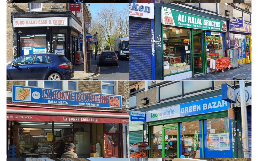 Local Food Shops in Mile End, London and Covid-19